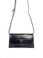 Bolsa Satchel Transversal Retangular - Preta BSI-6324 - PR