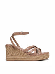 Sandália Plataforma Frente Entrelaçada - Nude SDI-11572 - NU