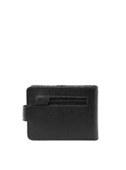 Carteira Clássica Masculina Couro Porta Moedas Preta CAI-849 - PR