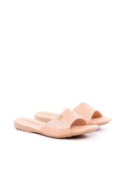 Rasteira Slide Confort em Tresse - Nude SDI-11970 - NU