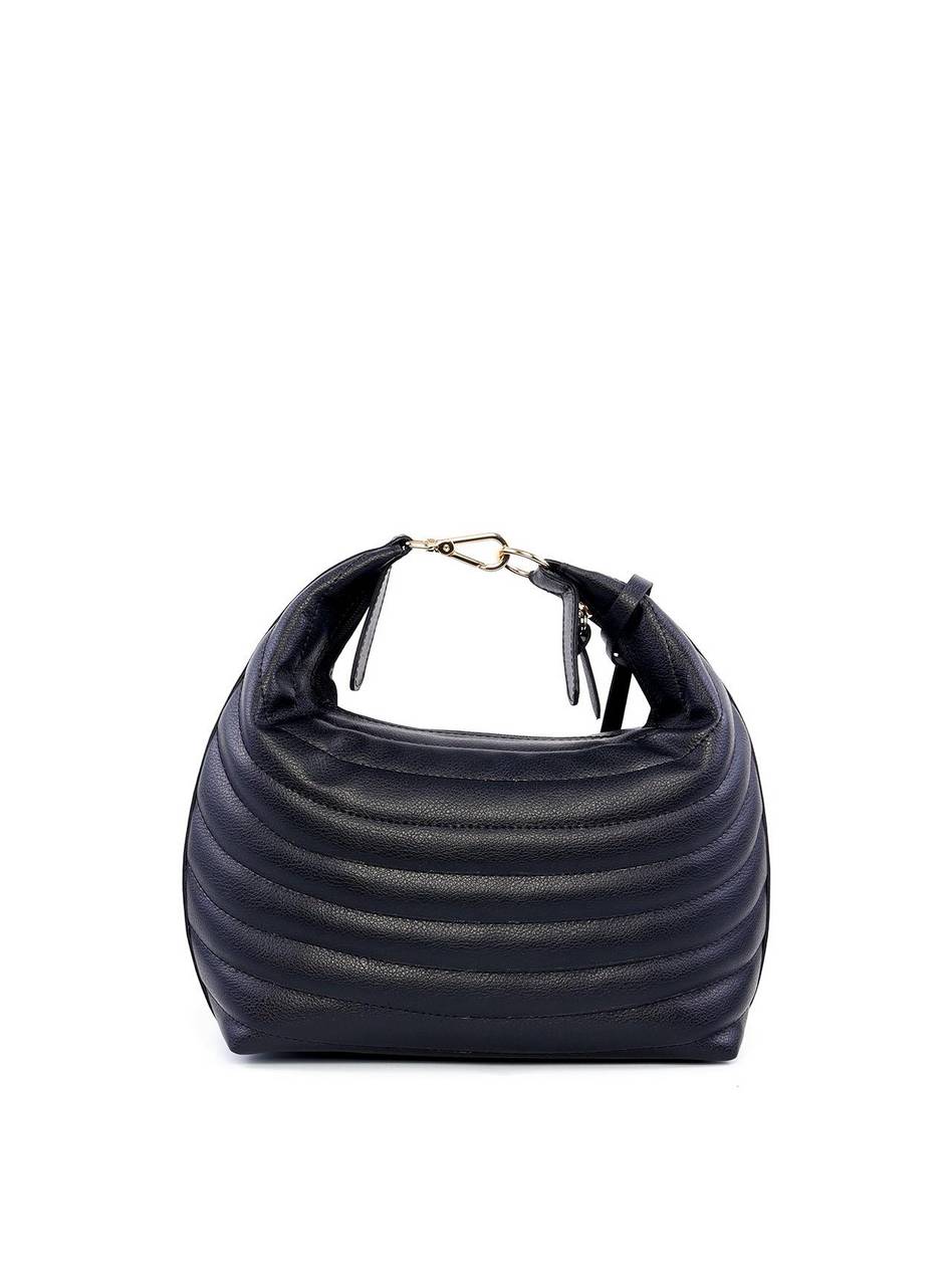 Bolsa Hobo em Matelassê com Fecho Mosquetão - Preta BSI-6217 - PR
