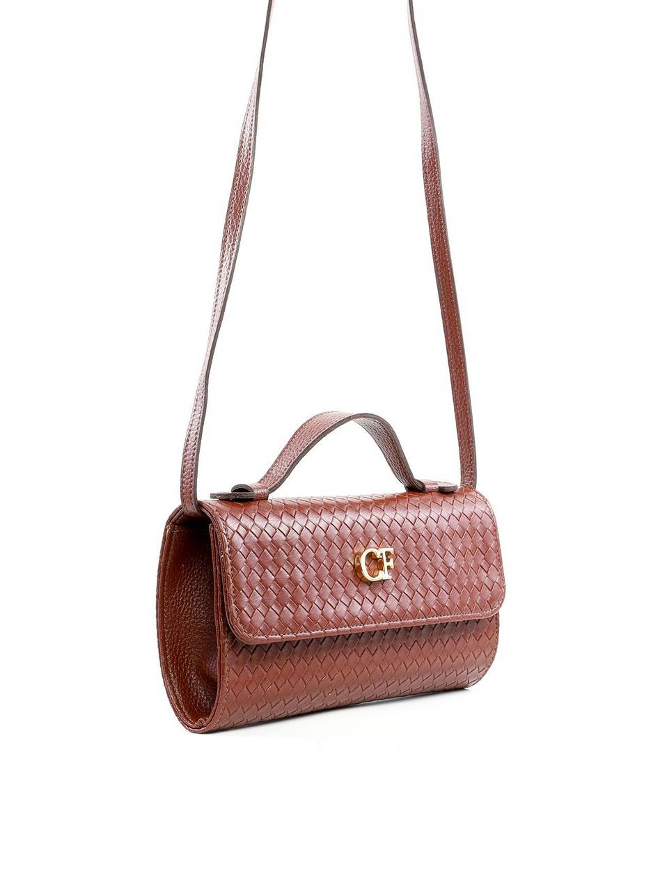 Bolsa Satchel Retangular Pequena - Cacau BSI-6246 - CA
