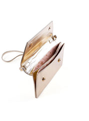 Bolsa Clutch Transversal Croco - Ouro BSI-6416 - AU