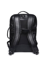Mochila Masculina Executiva Couro Preta MEI-444 - PR