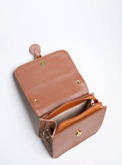 Bolsa Bag Pequena Lingueta Fivela Castor BSI-5855 - CS