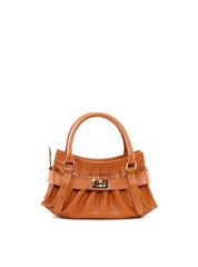 Bolsa Tote Média com Drapeado e Fecho Decorativo BSI-6492 - CS