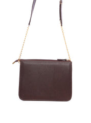 Bolsa Tote Transversal com Corrente - Cacau BSI-6276 - CA
