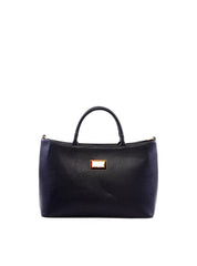 Bolsa Tote Quadrada Grande Alça Dupla - Preta BSI-6279 - PR