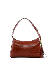 Bolsa Hobo Transversal com Barbicacho - Cacau BSI-6228 - CA