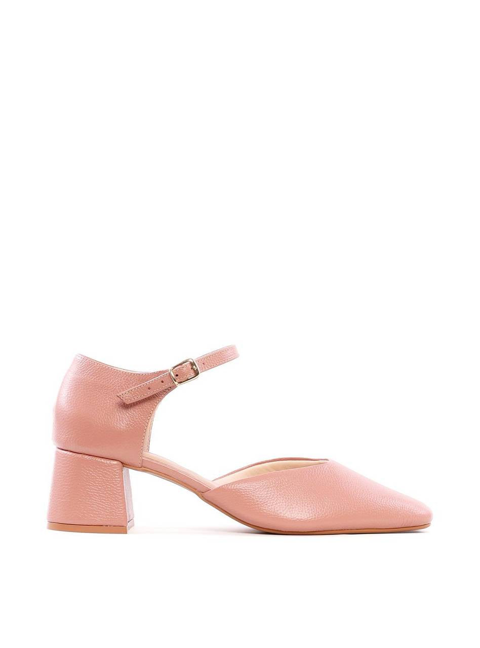 Scarpin Mary Jane com Salto Bloco - Nude SDI-12166 - NU