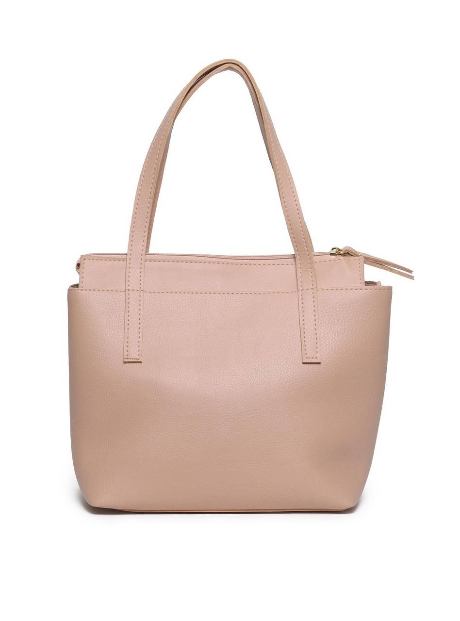 Bolsa Feminina Shopper Média Tiracolo Nude BSI-5903 - NU