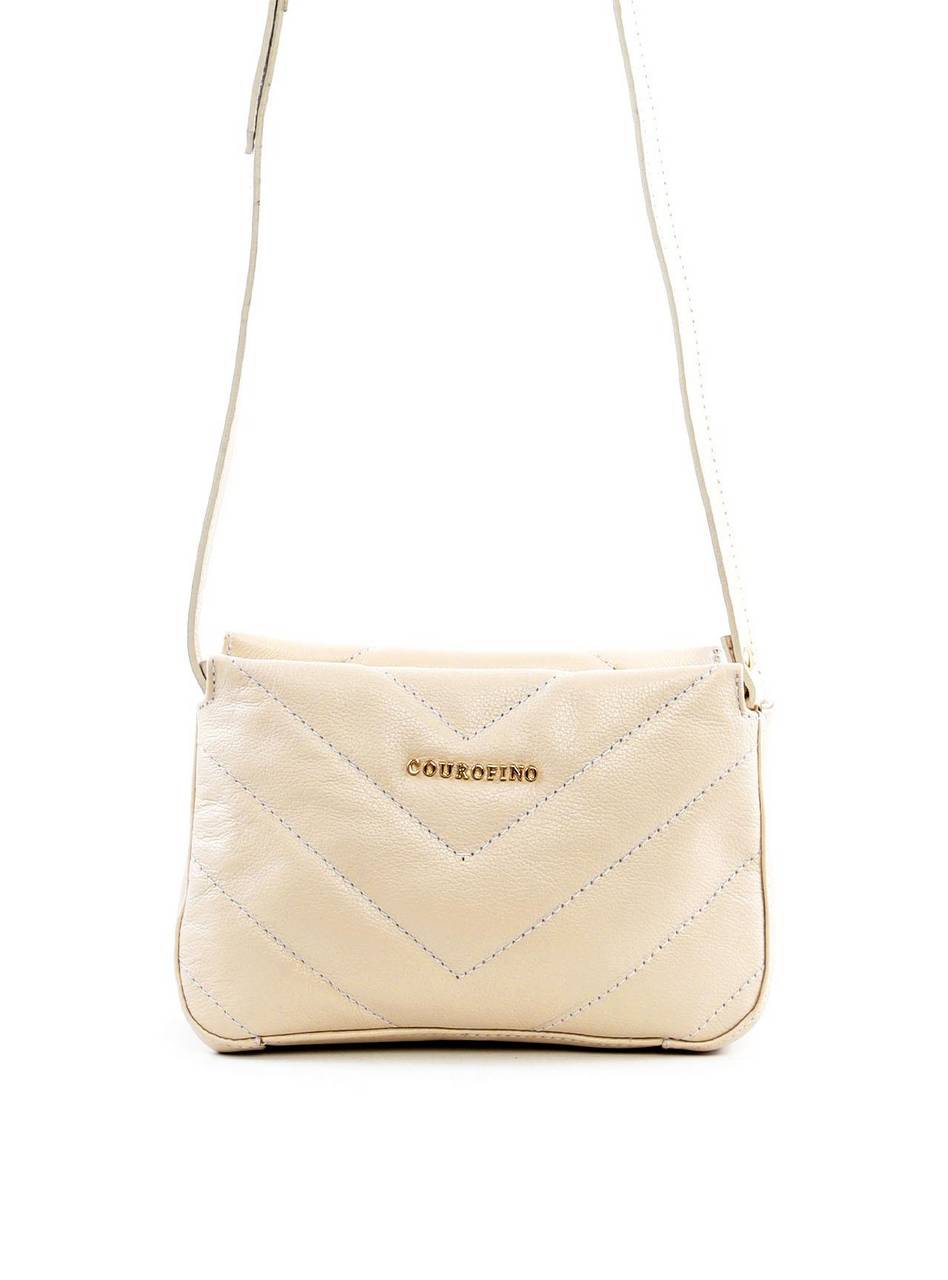 Bolsa Tote Transversal com Matelassê em V - Fenno BSI-6437 - FE