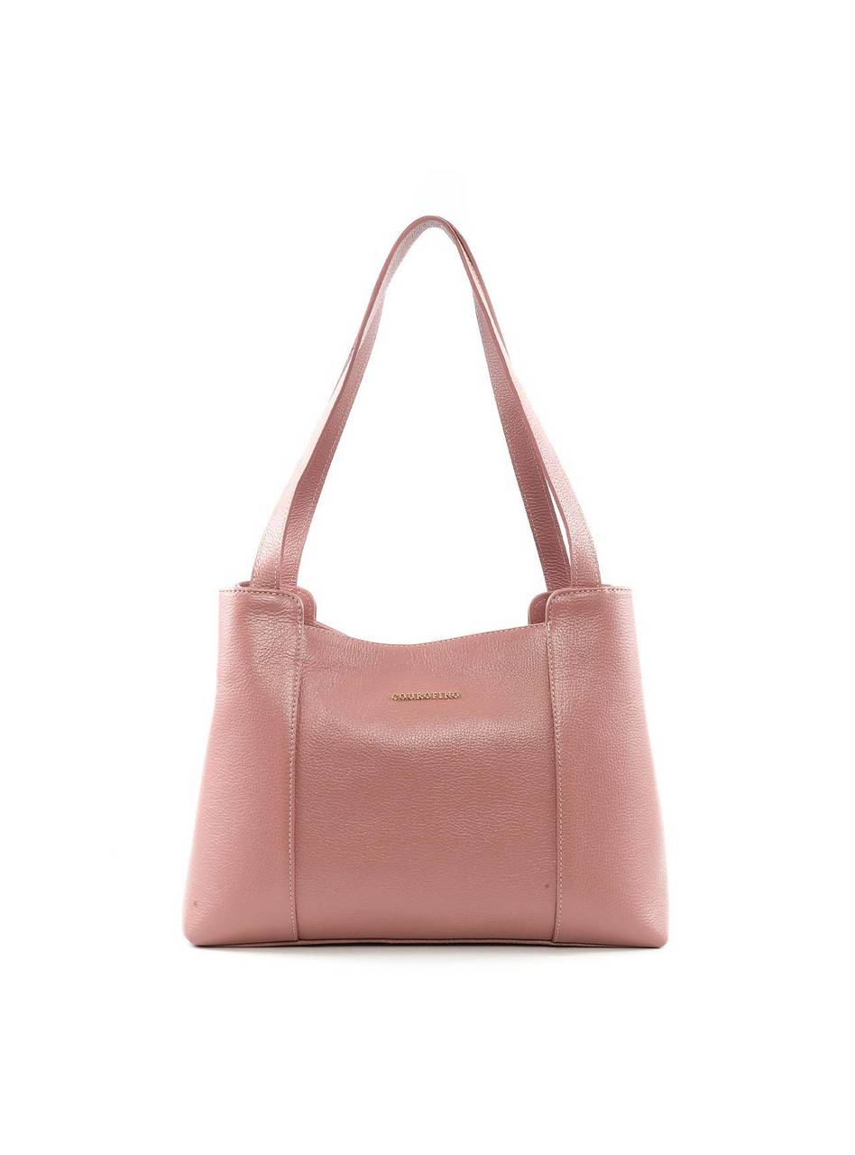 Bolsa Tote Quadrada com 3 Divisórias - Nude BSI-6398 - NU