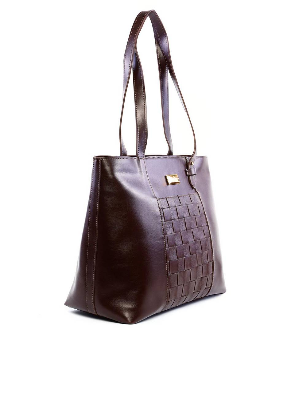 Bolsa Shopper com Bolso Frontal - Cacau BSI-6264 - CA