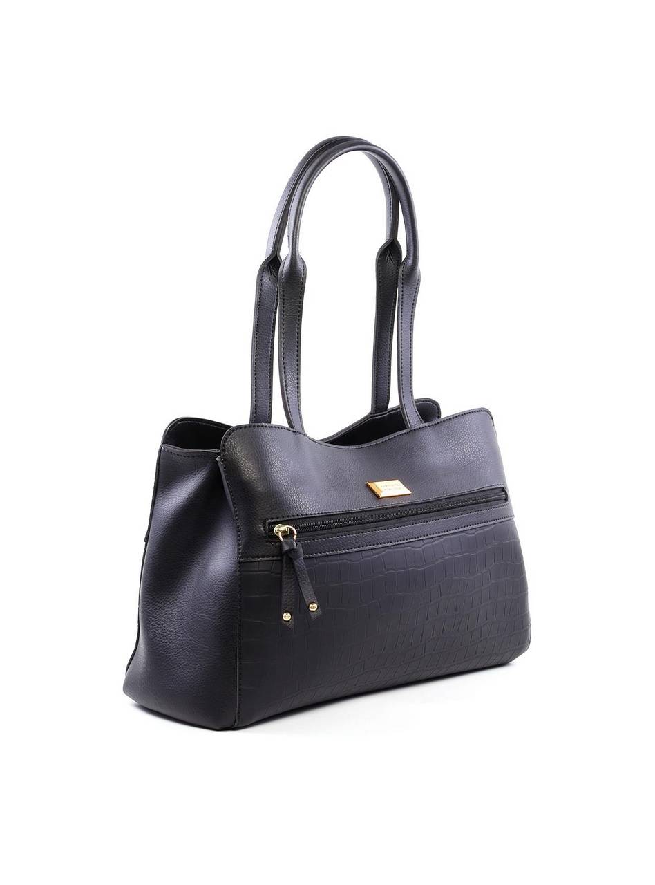 Bolsa Tote com Divisórias - Preta BSI-6306 - PR