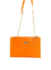 Bolsa Transversal com Alça de Corrente - Mostarda BSI-6254 - MT