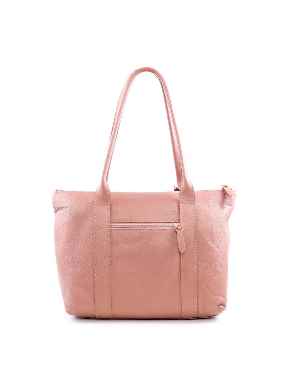 Bolsa Tote com Big Charm e Mini Bolsa - Nude BSI-6049 - NU