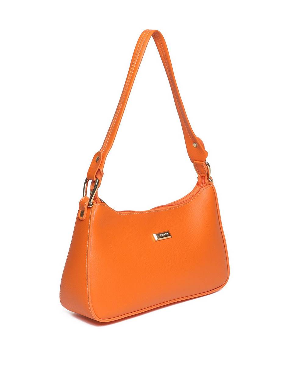 Bolsa Hobo Pequena Meia Lua - Laranja BSI-5421 - LR