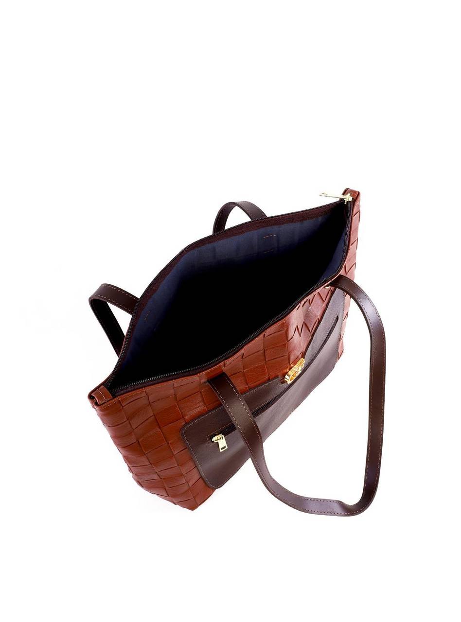 Bolsa Shopper Tiracolo com Recorte - Cacau BSI-6354 - CA