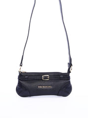 Bolsa Baguette com Alça de Mão e Cinto Pequeno Preta BSI-5938 - PR