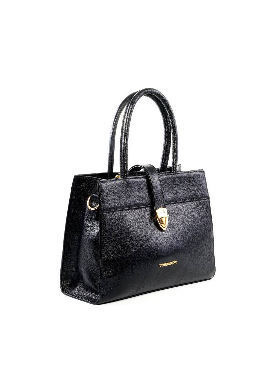 Bolsa Tote com Alça Dupla e Divisórias - Preta BSI-6444 - PR