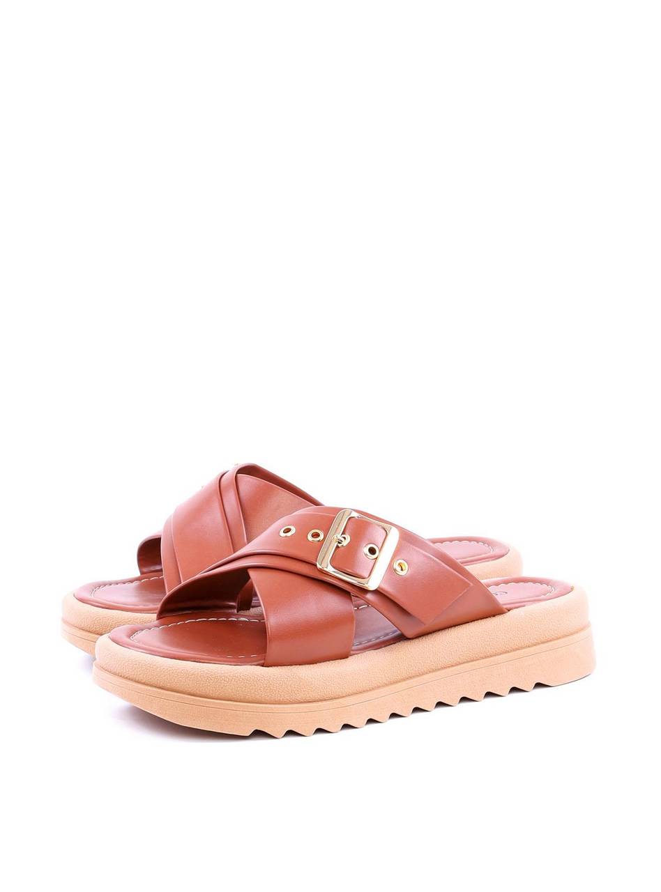 Sandália Flatform com Tiras Cruzadas - Castor SDI-11726 - CS