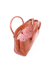Bolsa Tote de Mão e Tiracolo Retangular com Detalhes de Costuras Castor BSI-5962 - CS