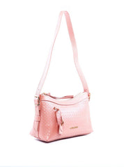 Bolsa Baguette com Alça Dupla - Nude BSI-6250 - NU