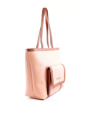 Bolsa Shopper com Bolso Frontal Grande - Nude BSI-6108 - NU