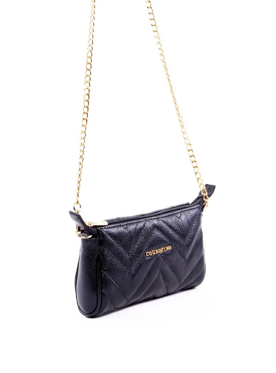 Bolsa Solange Clutch em Matelassê - Preta BSI-6299 - PR