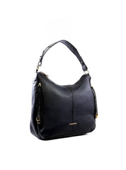 Bolsa Hobo Grande com Bolsos Frontais - Preta BSI-6468 - PR