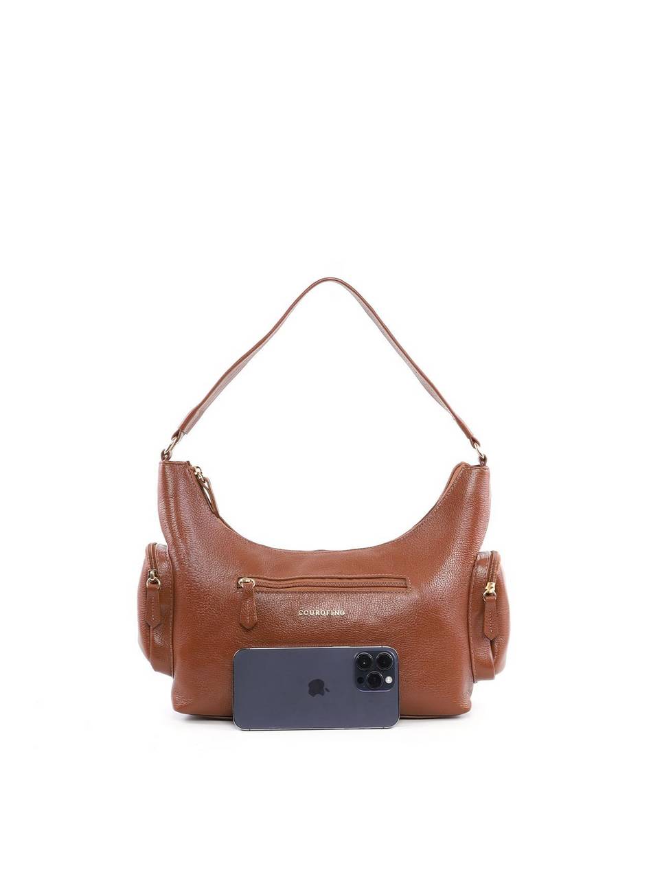 Bolsa Tote Média Multipocket Whipstitch - Castor BSI-6414 - CS