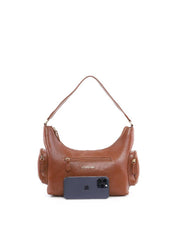 Bolsa Tote Média Multipocket Whipstitch - Castor BSI-6414 - CS