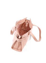 Bolsa Tote com Zipper Frontal e Pingentes - Nude BSI-5876 - NU