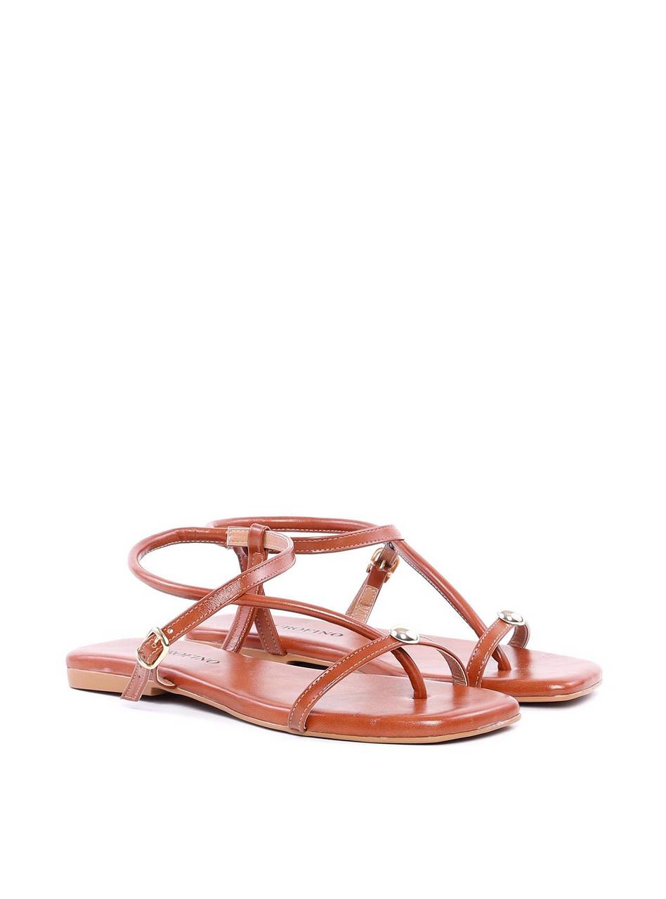 Rasteira com Tira Lateral e Esferas - Castor SDI-11854 - CS
