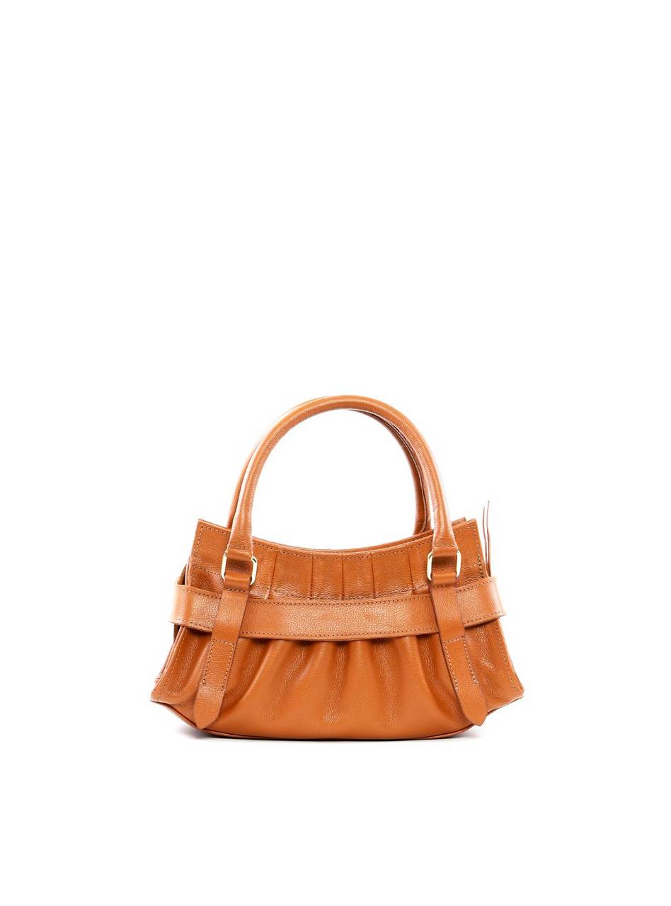 Bolsa Tote Média com Drapeado e Fecho Decorativo BSI-6492 - CS