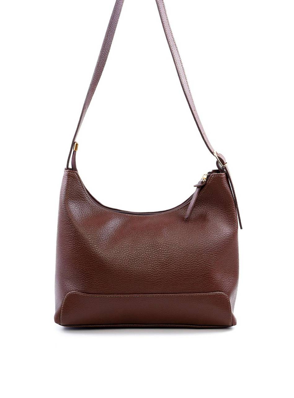 Bolsa Hobo Tiracolo com Alça Ajustável - Cacau BSI-6069 - CA