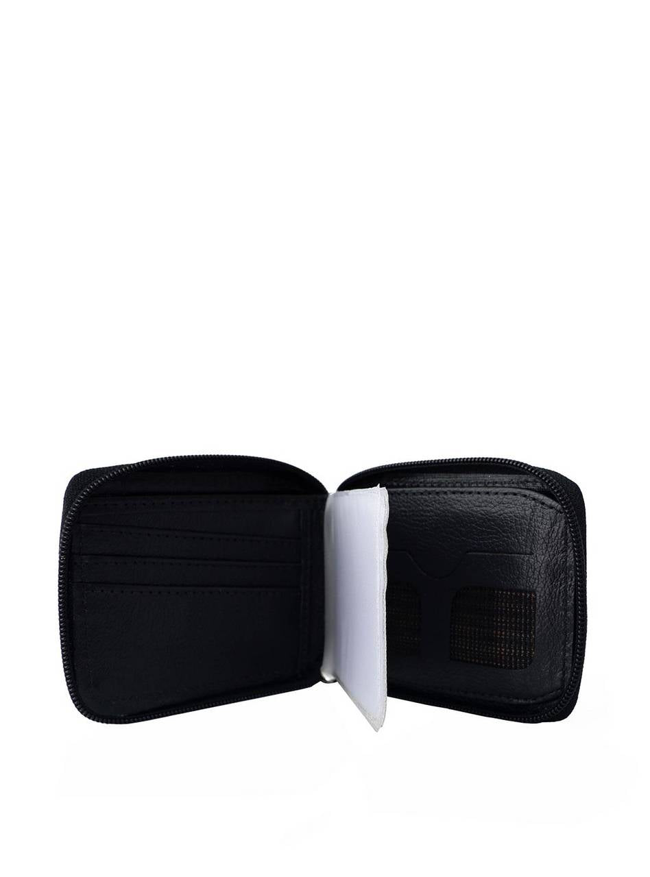 Carteira Masculina Couro Porta Cartão Preta CAI-507 - PR