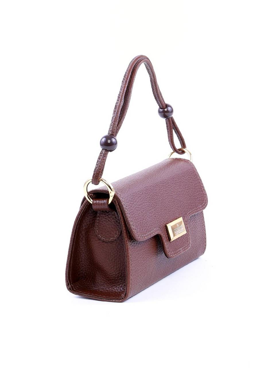Bolsa Satchel Retangular com Alça Dupla - Cacau BSI-6043 - CA