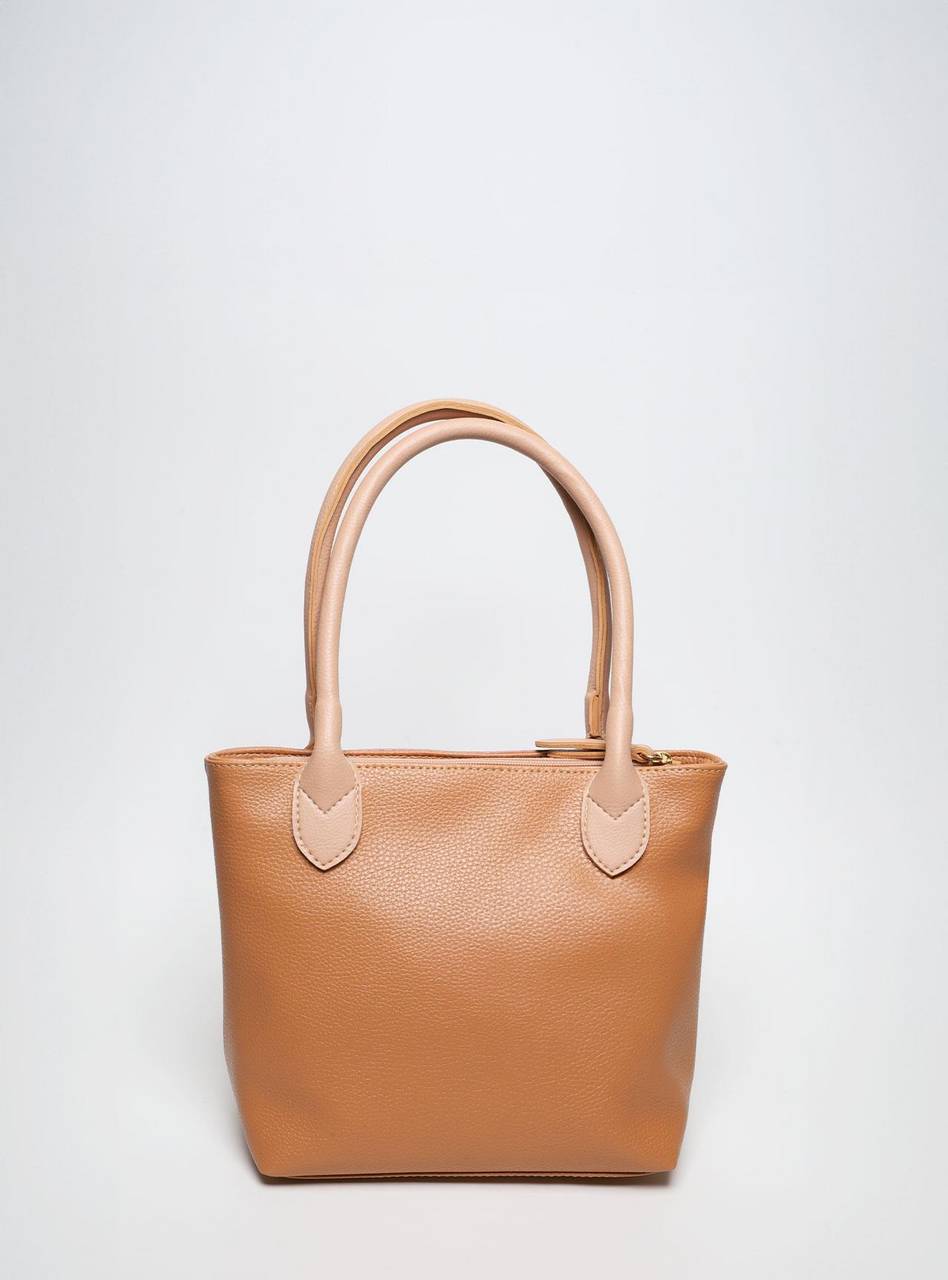 Bolsa Tote Média Tiracolo Matelassê Nude BSI-5847 - NU