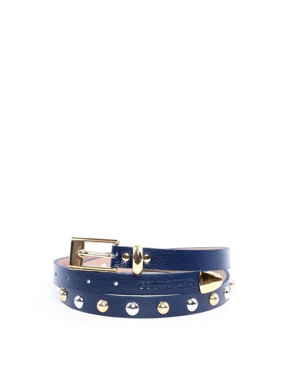 Cinto Feminino com Esferas - Azul CTI-987 - AZ