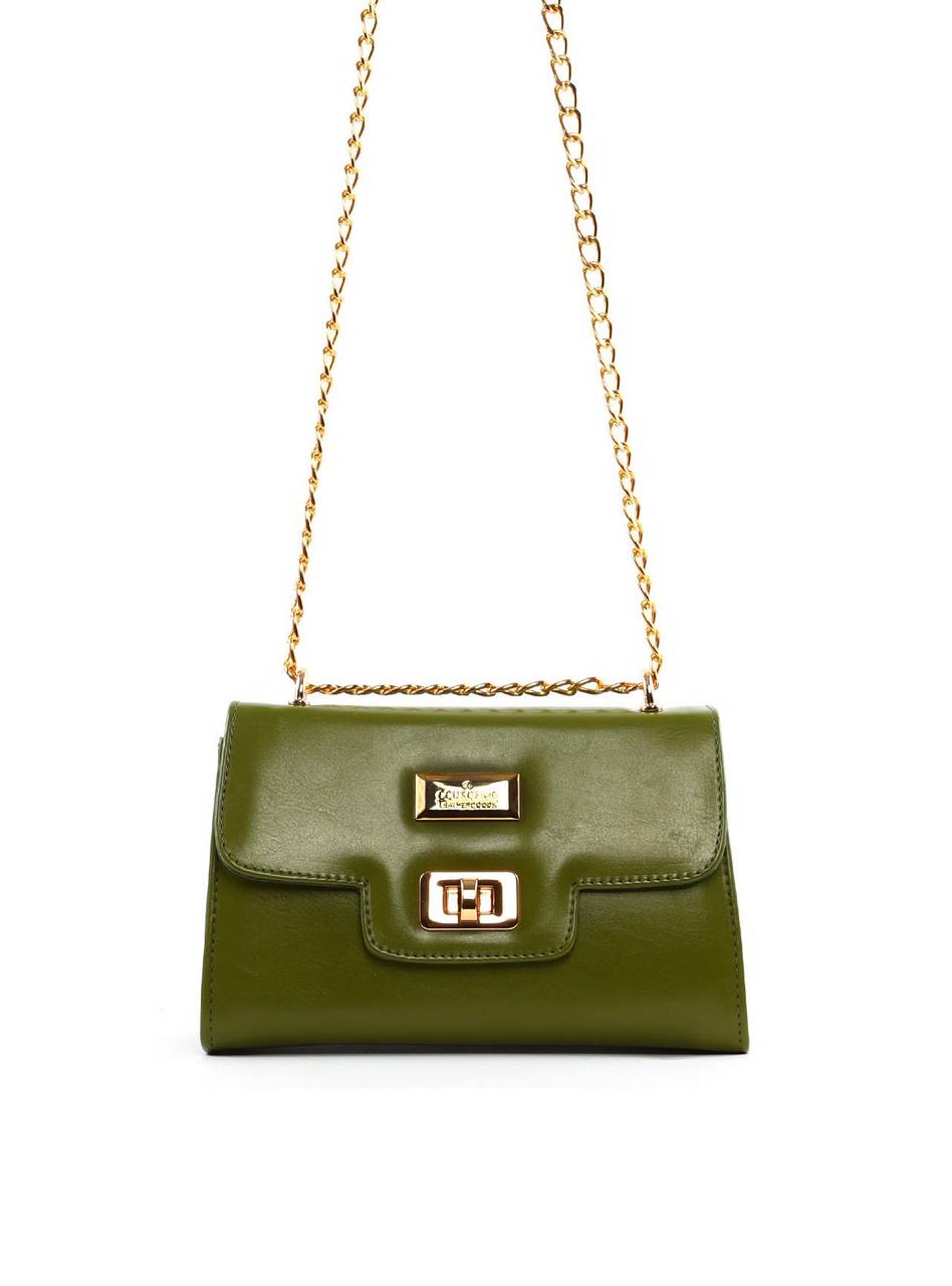 Bolsa Clutch Corrente Pequena Verde BSI-5544 - VD