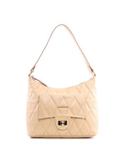 Bolsa Hobo com Costura Aparente - Nude BSI-6445 - NU