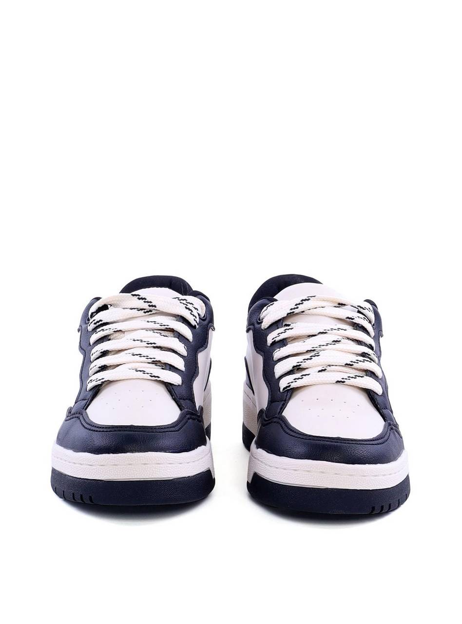 Tênis Feminino Casual em Sintético com Detalhes Pretos SP- 11849 - PR