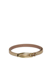 Cinto Feminino em Couro com Fivela Orgânica - Ouro CTI-971 - AU
