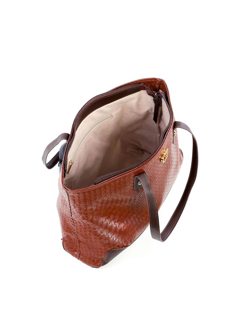 Bolsa Shopper com Pinos - Cacau BSI-6237 - CA