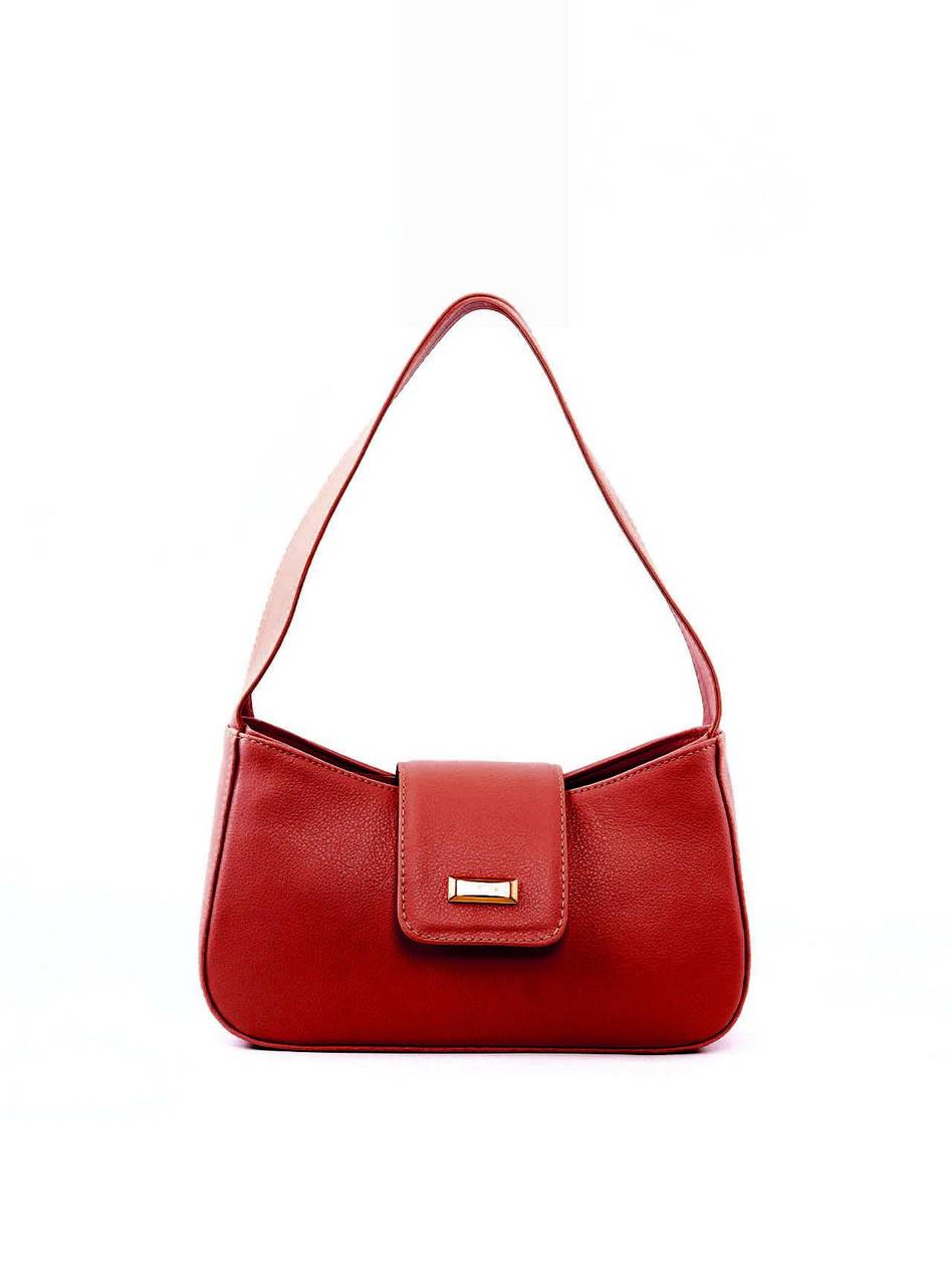 Bolsa Baguete com Lingueta Larga - Vermelha BSI-6175 - VE