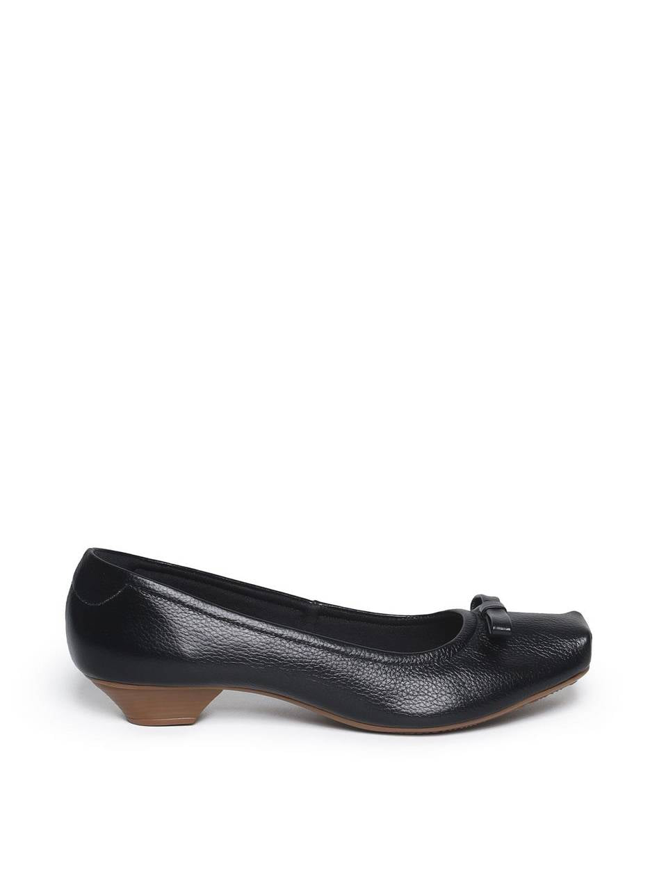 Sandália Feminina Sapatinho Couro - Preta SDI-11600 - PR