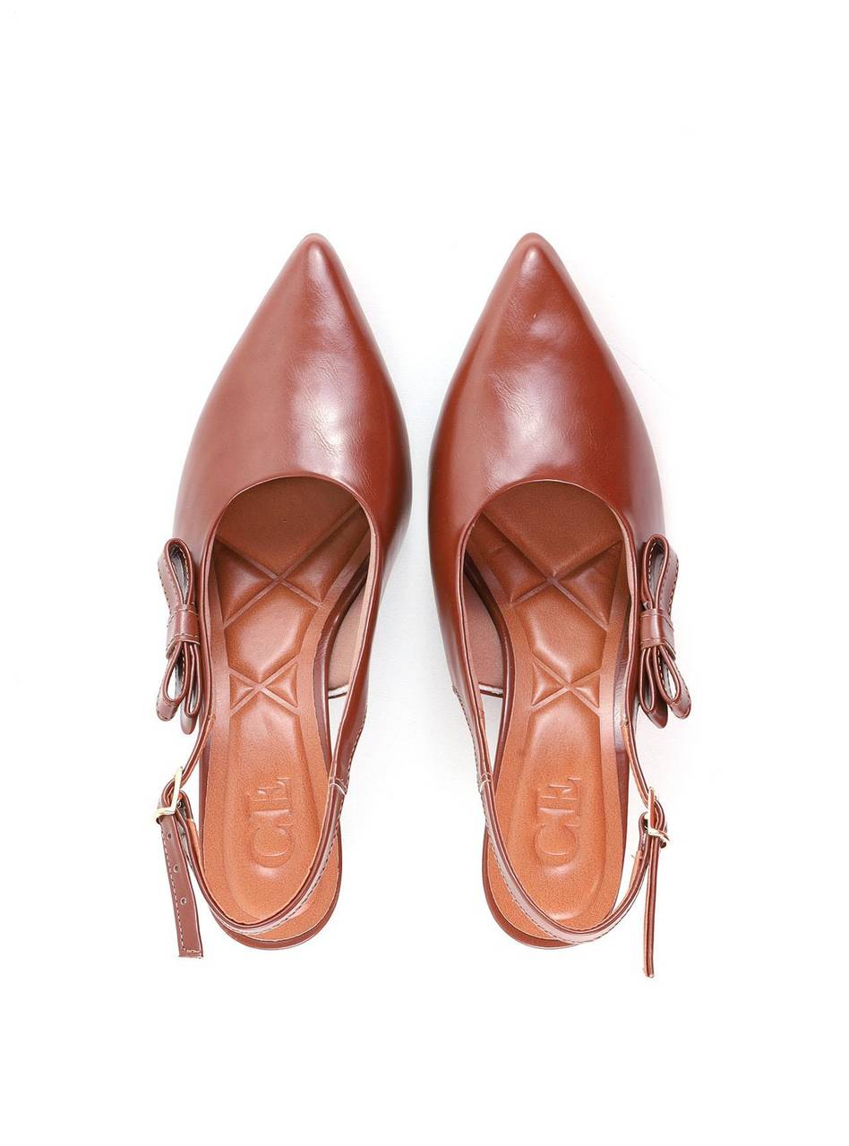 Scarpin Slingback com Salto Taça - Castor SDI-12181 - CS