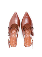 Scarpin Slingback com Salto Taça - Castor SDI-12181 - CS